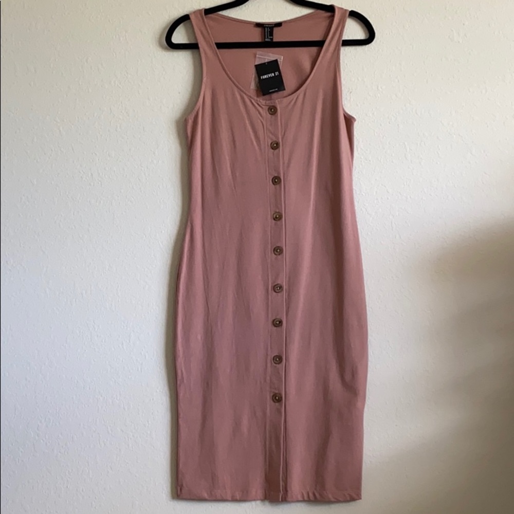 Pink Midi Dress